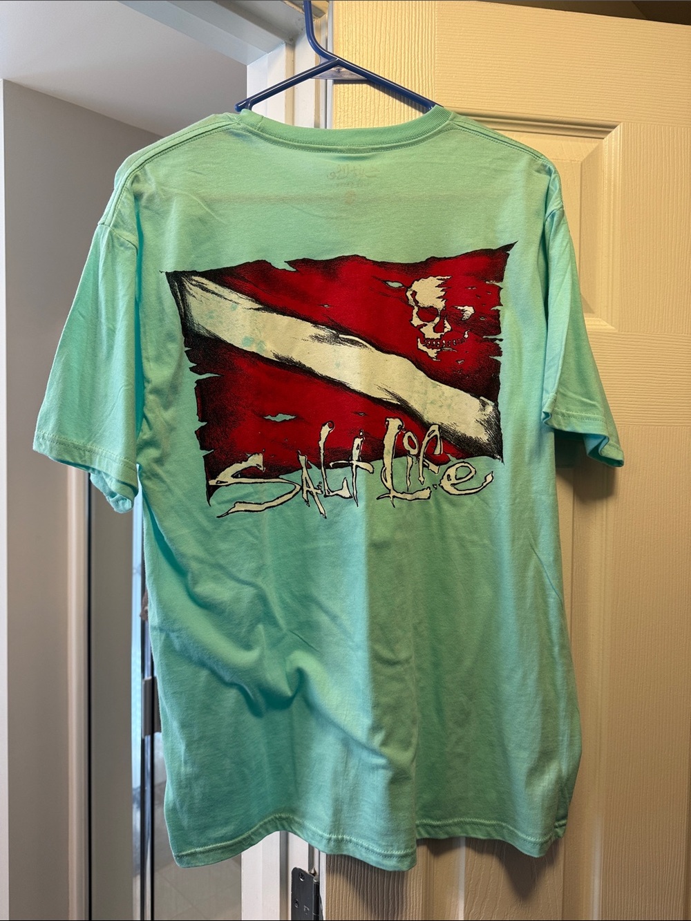 Salt Life Aqua Short Sleeve Crew T-Shirt - Picture 2 of 2